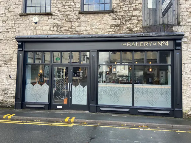 Etch vinyl on bakery window