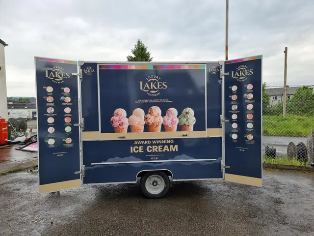Ice cream trailer wrap